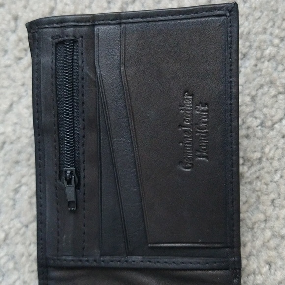 Men's leather wallet - NWOT - Picture 6 of 11